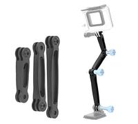 Pssopp Varilla de Extensión monopié de Aleación de Aluminio 3 en 1, Cardán Extensible Estable y Seguro, Compatible con Cámaras DSLR de Mano, Ligero y Portátil con Oxidación Anódica