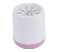 Pssopp Vaso de Limpieza para Mascotas, Cepillo de Silicona, Limpiador de Patas de con Cabezal Giratorio de Limpieza Profunda, Ideal para Perros Pequeños y Gatos (Pink)