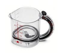 Pssopp Vaso para Utensilios Medidores, ABS Transparente, No Más Cucharas Medidoras, Desorden para Hornear, Aceite de Cocina, Líquido, Taza Medidora Ajustable (Tipo 1)