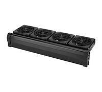 Pssopp Ventilador de Acuario de 4 Cabezales, Ventilador de Refrigeración Giratorio de 100° con Interruptor de 2 Velocidades para Pecera, Reduce la Temperatura del Agua 3-4 ℃ (Enchufe de la UE)