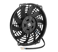 Pssopp Ventilador de Condensador de Hoja Curva Universal de 9 Pulgadas, | Motor extractor de empuje de doble dirección, rotor equilibrado dinámicamente, resistencia a la corrosión de metal tratado,