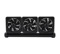 Pssopp Ventilador de Refrigeración para Acuario, 2 Velocidades, ángulo Ajustable, 3 Cabezales, Ventilador Enfriador para Pecera con Rodamiento de Eje Potente y Silencioso para Tanque de