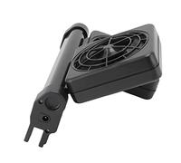 Pssopp Ventilador de Refrigeración para Pecera, Enfriador de Acuario de ángulo Ajustable de 2 Velocidades con Motor CC Seguro de 12V para Tanques de Agua Dulce y Salada