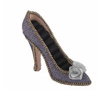 Pssopp Vestido con Brillo, Soporte de Joyería de Tacón Alto con Múltiples Anzuelos, Joyas para Mujeres, Niñas, Uso Multifuncional, Diseño Atractivo (Tacones Altos)