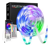 PSTAR Tira LED 20M, Bluetooth Luces LED Habitación 20 Metros RGB con Control Remoto y Controlador, Sincronización Musical, Tiras led RGB, para la Salón, Dormitorio, Fiestas, TV, Bares