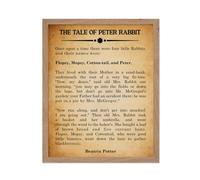 Pster Master Beatrix Potter Poster - The Tale of Peter Rabbit Print - Nursery Book Art - Arte literario - Regalo para la madre Padre - Decoraci