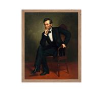 Pster Master Classic Painting Poster - Vintage Historical Print - Gift for Artist Friend - Abraham Lincoln 16 Presidente de los Estados Unidos