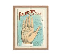 Pster Master Palmistry Guide Ilustracin Pster - Home Witchy Occultivo Wicca Wiccan Magic Decor & Curiosities Lectura de la palma Numerologa Hors