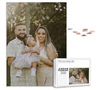 PSUNEY Puzzle Personalizado con Foto Favorita de 35/70/120/200/300/500/1000/1500/2000/3000 Piezas Rompecabezas para Montar Regalo Original Diferentes Tamaños Disponible