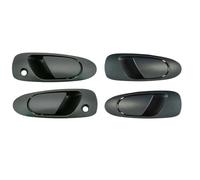 PSUWSXA Juego 4 Manijas Puerta Exteriores Delanteras Traseras Izquierdo Derecho Para Honda Para Civic Para Del Sol 72140SR3013 72180SR3003