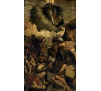 PSVDCTOO Famosa Cuadro en Lienzo Impresión Imagen San Agustín curando a los lisiados de Domenico Robusti Tintoretto para Oficina Decorativos 60x90cm