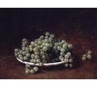 PSVDCTOO Famosa Pared Lienzo Arte Pintura Imagen Autorretrato de Ignace Henri Jean Fantin Latour para Oficina Decorativos 60x90cm