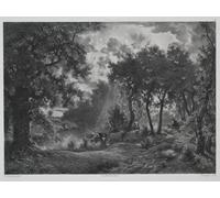 PSVDCTOO Famosa Pared Lienzo Arte Pintura Imagen Después de la ducha de Francois Louis Francais para Oficina Decorativos 60x90cm