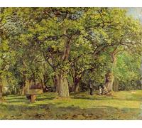 PSVDCTOO Reproducción de lienzo Pinturas Clásico Pintura Sobre Lienzo el bosque de camille jacob pissarro para Regalo 60x90cm