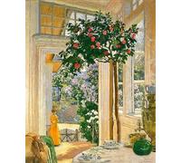 PSVDCTOO Reproducción de lienzo Pinturas Clásico Pintura Sobre Lienzo Slonce Majowe Jozef Mehoffer para Regalo60x90cm