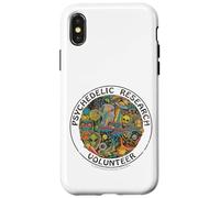 Psych Research Volunteer Sarcastic Retro Funny Adult Humor Carcasa para iPhone X/XS