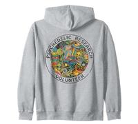 Psych Research Volunteer Sarcastic Retro Funny Adult Humor Sudadera con Capucha