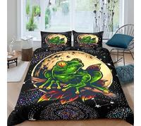 Psychedelic Funda de Edredón Microfibra 3 Piezas Compuesto Impresión 3D Cierre de Psychedelic arte estilo Funda Edredon Fundas de Almohada Transpirable Antialérgica for niños Super king（260x220cm）