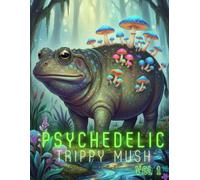 Psychedelic Trippy Mush Vol 1: 50+ Drawings, Magic Mushroom & Funky Aliens Vibes, Groovy & Funky Adult Coloring Book