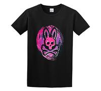 Psycho Bunny Downey Graphic Mens T Shirt In Black Logo Size L