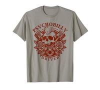 Psychobilly Driver - Diseño Rockabilly Hot Rod Camiseta