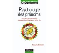 Psychologie Des Prénoms (ebook)
