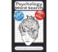 Psychology Word Search Puzzle Book: Clinical & Abnormal Psychology Edition with Easy to Read Print | 6x9 inches, 110 pages | 50+ Puzzles ... Gift for Vacations, Holidays and Free Times