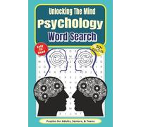 Psychology Word Search Puzzle Book: Unlock Human Behavior and Understand Human Nature in this easy-to-read Psychology Word Puzzle edition. | 6x9 ... gift for Vacations, Holidays and Spare Times