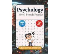 Psychology Word Search Puzzle Book: Word Searches with Easy to Read Print about Psychology, Brain Health, Human Behavior related Vocabulary and More| ... Gift for Vacations, Holidays and Free times