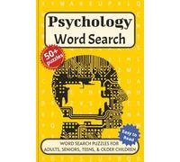 Psychology Word Search Puzzle Book: Word searches with easy-to-read print about Psychology, Mental Health, Human Behavior, and More. 6x9 inches, 110 ... Gift for Vacations, Holidays and Free Times.