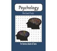Psychology Word Search Puzzles: Psychology Word Search Puzzles | Puzzles for Seniors, Adults, Teens | Psychology Enthusiasts, and Puzzle Lovers | ... 110 pages | 50+ Puzzles | Easy to Read Print