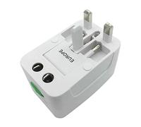 Psytfei Adaptador De Viaje Adaptador De Enchufe De Viaje Mundial Adaptador De Enchufe De Viaje Portátil Multifuncional 4 En 1 Convertidor De Adaptador De Viaje De Enchufe De EE. UU. Reino Unido UE