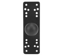 Psytfei Placa de Montaje para buscador de Peces de 1,5 Pulgadas, Placa de Montaje electrónica Universal de aleación de Aluminio para trazadores de gráficos GPS
