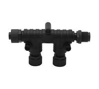 Psytfei Terminador en T NMEA 2000, 2 Puertos, Rosca M12, 5 Pines, IP67 para Redes Lowrance Simrad B&G