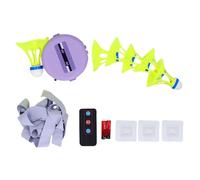 Psytfei Volante de Rebote automático, Entrenador de bádminton Ajustable para un Solo Jugador, para práctica Personal en Interiores