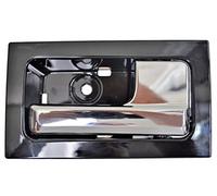 PT Auto almacén fo-2507mp-rrh - interior interior puerta Interior mango, brillante negro vivienda con palanca de cromo - con cable de locks, Tripulación de taxis sólo, lado del pasajero trasero