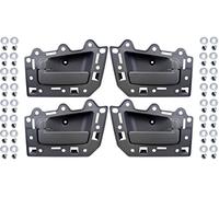 PT Auto Warehouse CH-2815G-QP - Inner Interior Inside Door Handle, Gray - Set of 4