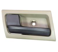 PT Auto Warehouse FO-2363AF-LH - Manija interior para puerta, carcasa de piedra con palanca negra - lado izquierdo del conductor