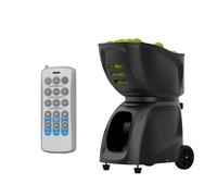 Pt-Max C Lanzador de Pelotas de Tenis,MáQuina de Lanzamiento de Tenis con Control Remoto,3 Modos de Control Inteligente,Pueden Contener MáS de 145 Pelotas,para Principiante(Size:Integrado,Color:Negro)