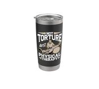 PT No Tortura Solo Fisioterapeuta Fisioterapeuta Vaso térmico de acero inoxidable de doble pared