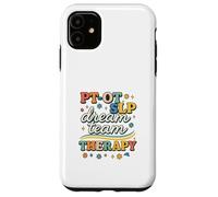 PT OT SLP Dream Team Therapy Retro Lettering Carcasa para iPhone 11