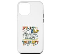 PT OT SLP Dream Team Therapy Retro Lettering Carcasa para iPhone 12 Mini