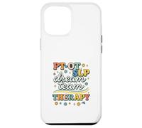 PT OT SLP Dream Team Therapy Retro Lettering Carcasa para iPhone 12 Pro MAX
