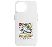 PT OT SLP Dream Team Therapy Retro Lettering Carcasa para iPhone 14