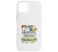 PT OT SLP Dream Team Therapy Retro Lettering Carcasa para iPhone 14 Plus