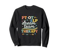 PT OT SLP Dream Team Therapy Retro Lettering Sudadera