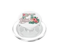 PT Tropical Flowers Fisioterapeuta Aloha Summer Girl PopSockets PopGrip para MagSafe