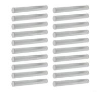 PT100 - 20 fundas protectoras para sensor de temperatura, 6 x 30 mm y 6 x 50 mm, resistentes a la corrosión, para industria y laboratorio, color plateado (6-30 mm)