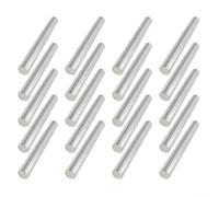 PT100 - 20 fundas protectoras para sensor de temperatura, 6 x 30 mm y 6 x 50 mm, resistentes a la corrosión, para industria y laboratorio, color plateado (6-50 mm)