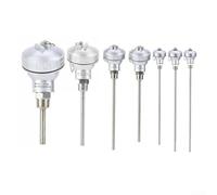 PT100 para sonda de sensor de temperatura RTD con rosca M20x1.5 Cabeza de terminal de termopar de acero inoxidable Rango de temperatura de construcción 200 a 420 Celsius Compatible (150 mm)